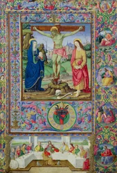 Die Kreuzigung und das letzte Abendmahl